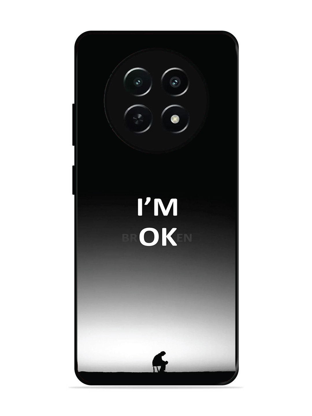 Realme 12 5G I'm Broken A man on Chair Alone