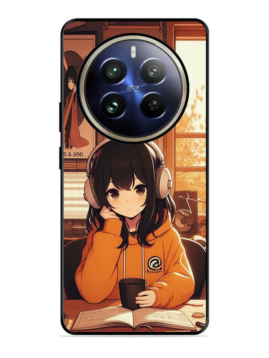 Realme 12 Pro Plus Cute Girl listening Music