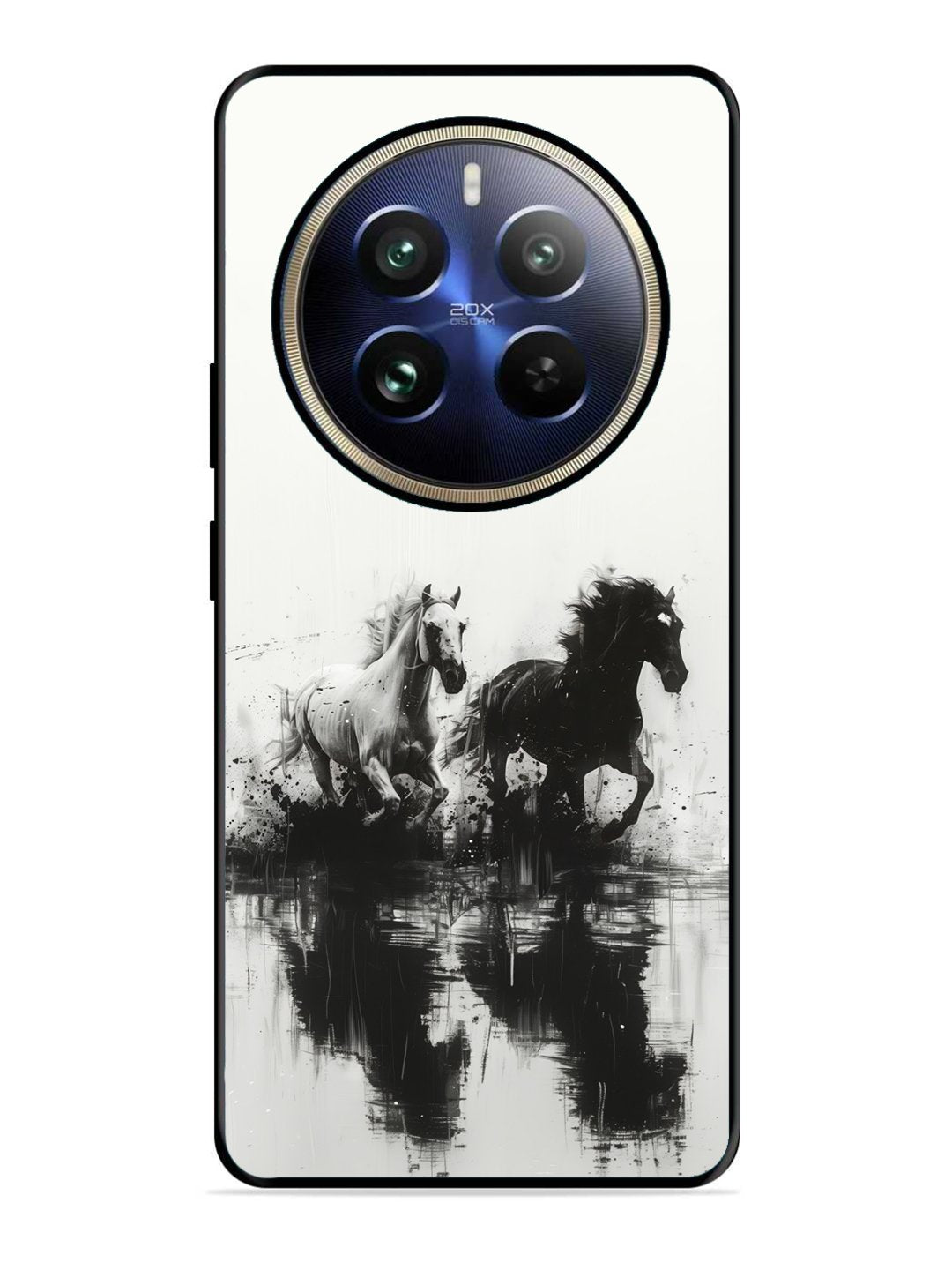 Realme 12 Pro Plus Black & White Horse