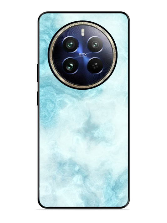 Realme 12 Pro Plus Light Blue with White Ocean Marble