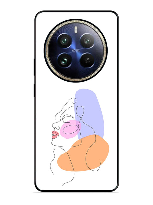 Realme 12 Pro Plus Line Art Girl Face