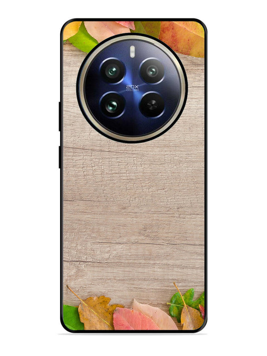Realme 12 Pro Plus Autumn Leafs On Wooden Table