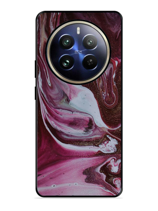Realme 12 Pro Plus Pink And Golden Marble
