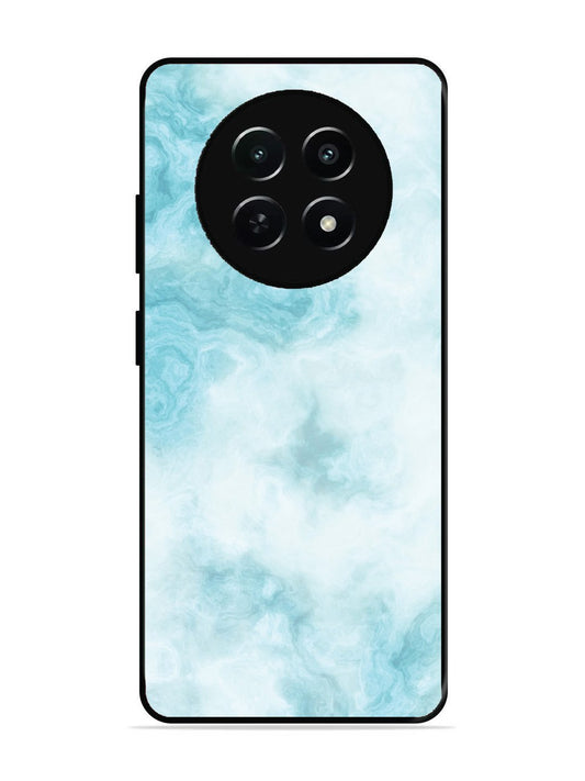 realme 12x 5g Light Blue with White Ocean Marble