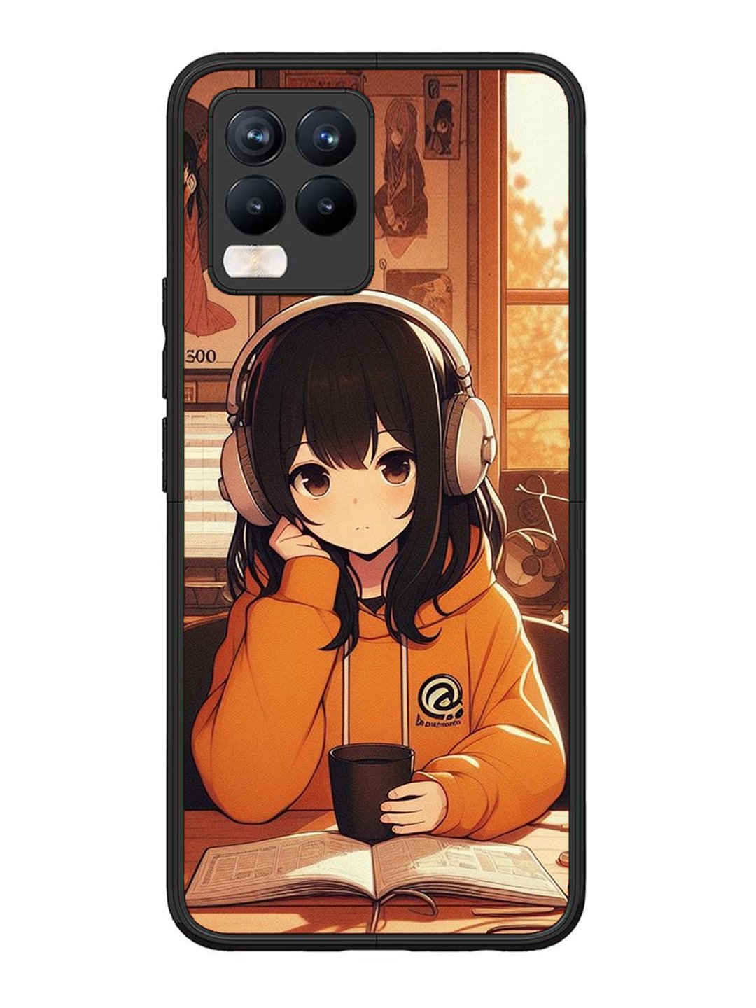 Realme 8 Pro Cute Girl listening Music