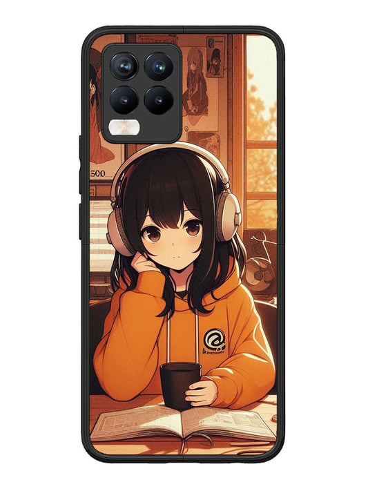 Realme 8 Pro Cute Girl listening Music