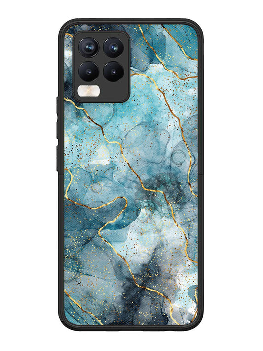 Realme 8 Pro Oceanic Golden Strip Marble