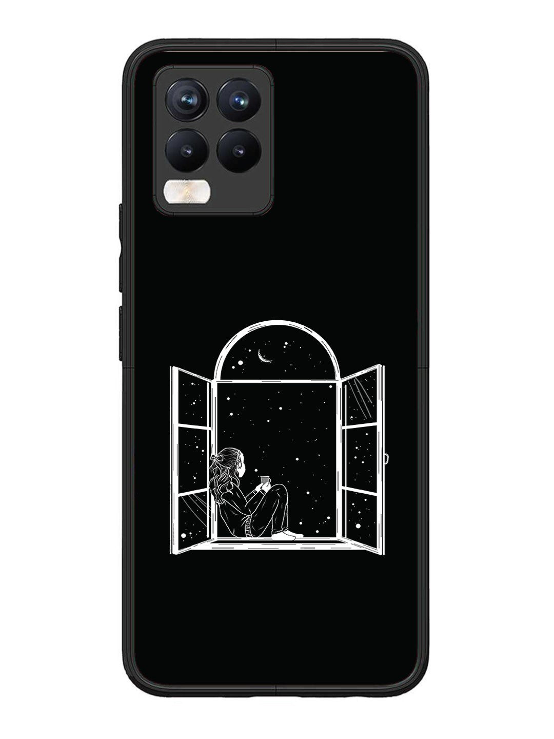 Realme 8 Pro Little Girl on Window