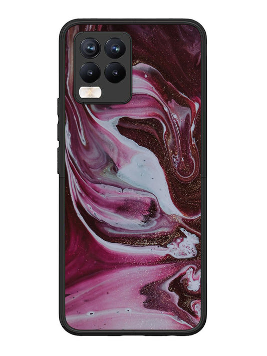 Realme 8 Pro Pink And Golden Marble