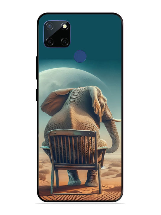 Realme C12 Baby Elephant om chair