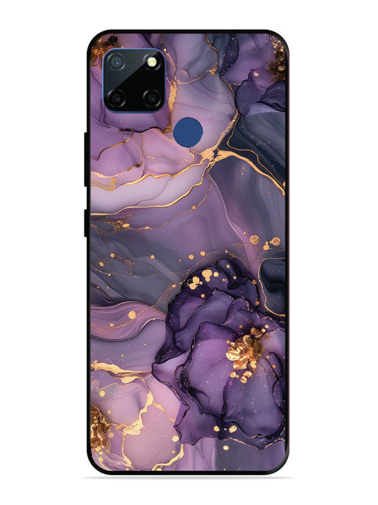 Realme C12 Royal Orchid Theme Marble