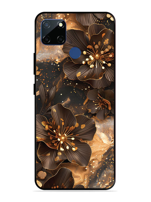 Realme C12 Golden Flowars