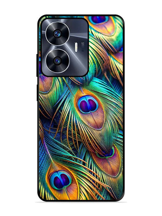realme c55 peacock feather