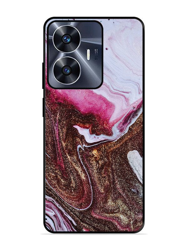realme c55 Elegant Rose & Gold Marble