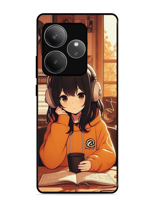 realme gt 6t 5g Cute Girl listening Music