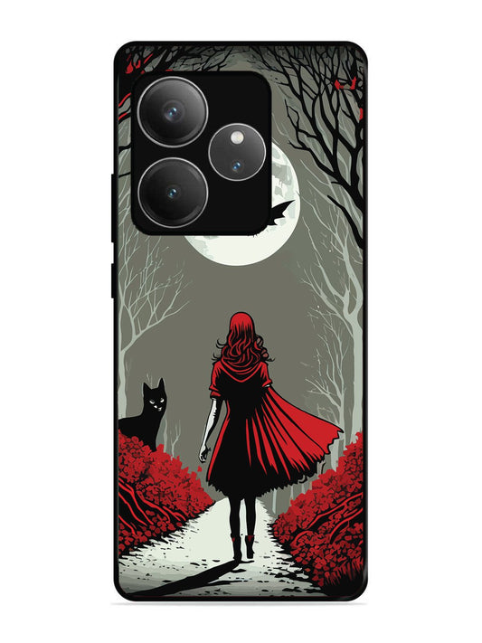 realme gt 6t 5g Scarlet Girl in Red Forest