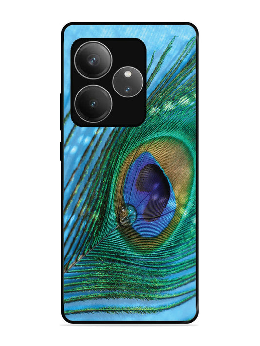 realme gt 6t 5g A drop on Peacock Feather