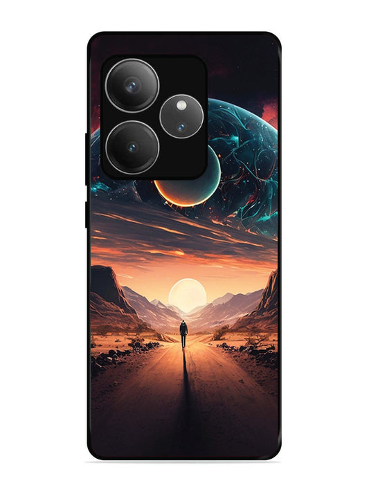 realme gt 6t 5g Sunset with space scene
