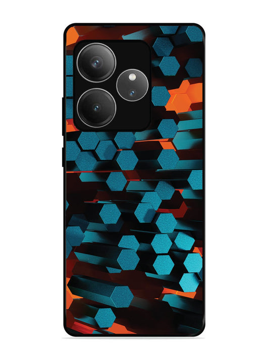 realme gt 6t 5g Hexagon 3D Abstract