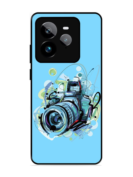 Realme GT7 Pro Camera Blue Background