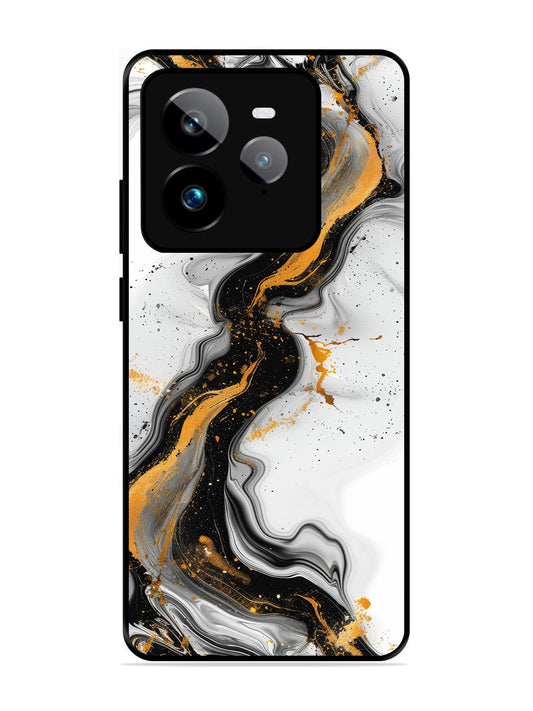 Realme GT7 Pro Black And Golden Marble Essence