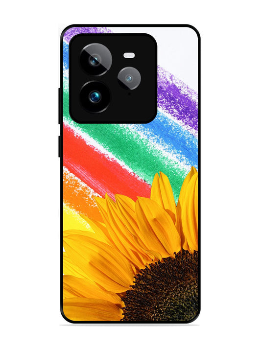 Realme GT7 Pro Sunflower on Colourful Lines