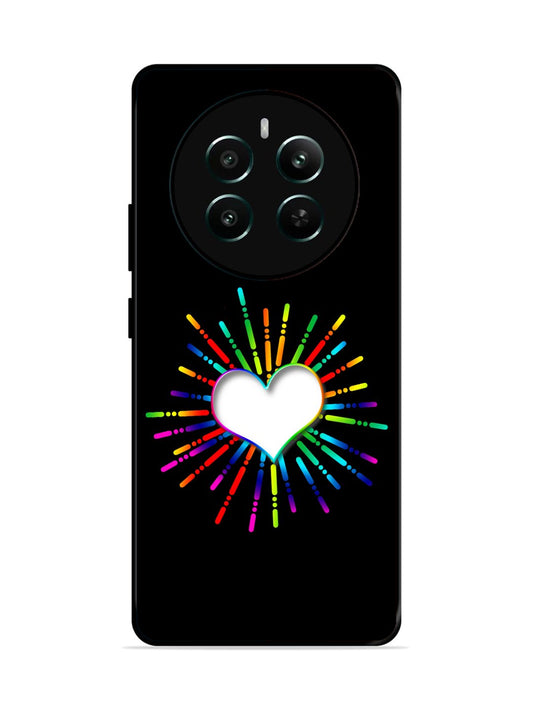 Realme Narzo 70 Pro Colourful Heart on Black