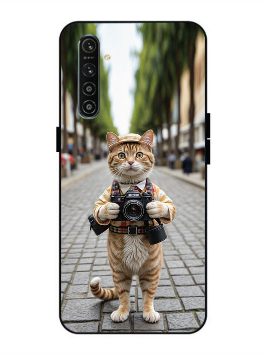 Realme X2 Cat as Cameraman