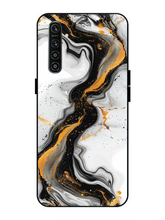 Realme XT Black And Golden Marble Essence