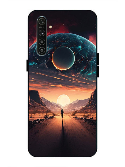 Realme XT Sunset with space scene