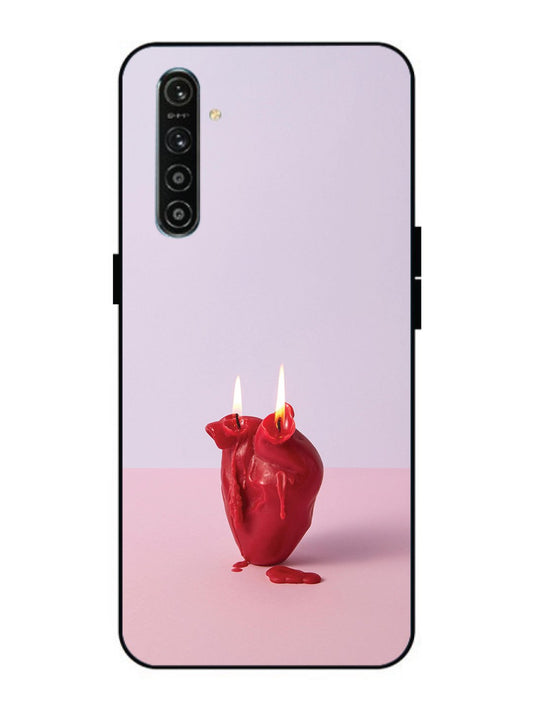 Realme XT A Lighted Heart Candle