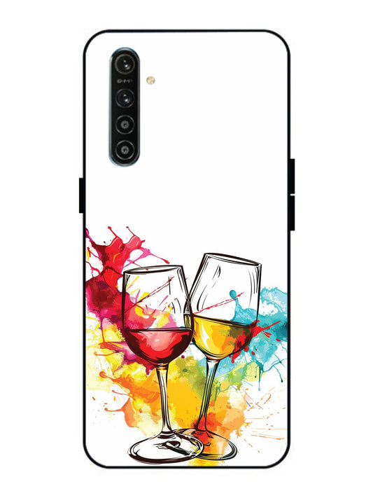Realme XT Colorful wine glasses