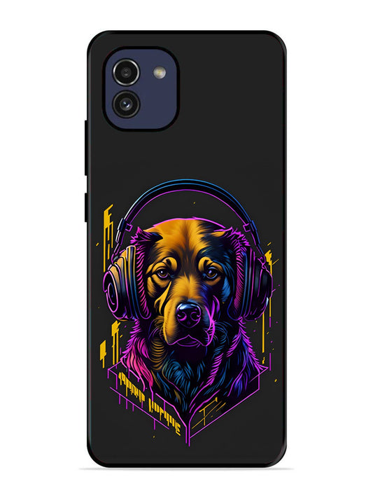 Samsung Galaxy A03 Music Lover Dog
