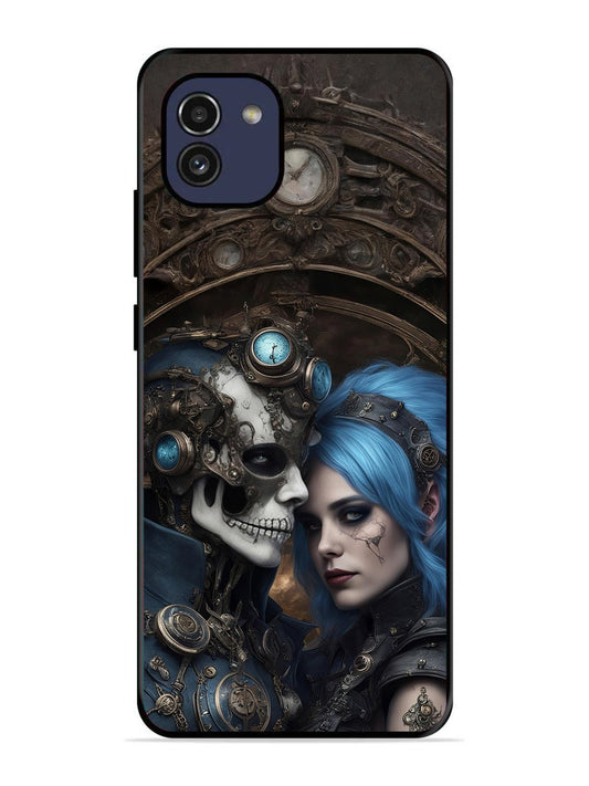 Samsung Galaxy A03 Skeleton & Devil Girl