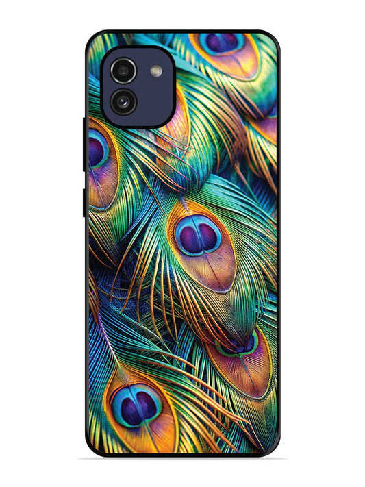 Samsung Galaxy A03 peacock feather