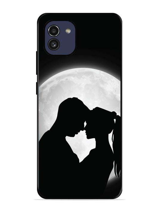 Samsung Galaxy A03 Couple on Moon