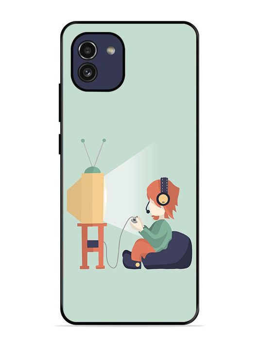 Samsung Galaxy A03 Kid Playing Game