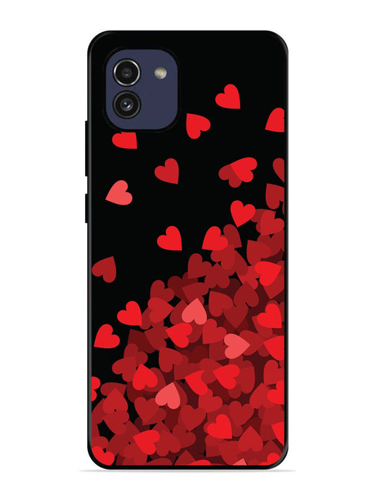 Samsung Galaxy A03 Red Hearts