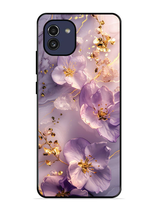 Samsung Galaxy A03 Orchid with Golden Safron
