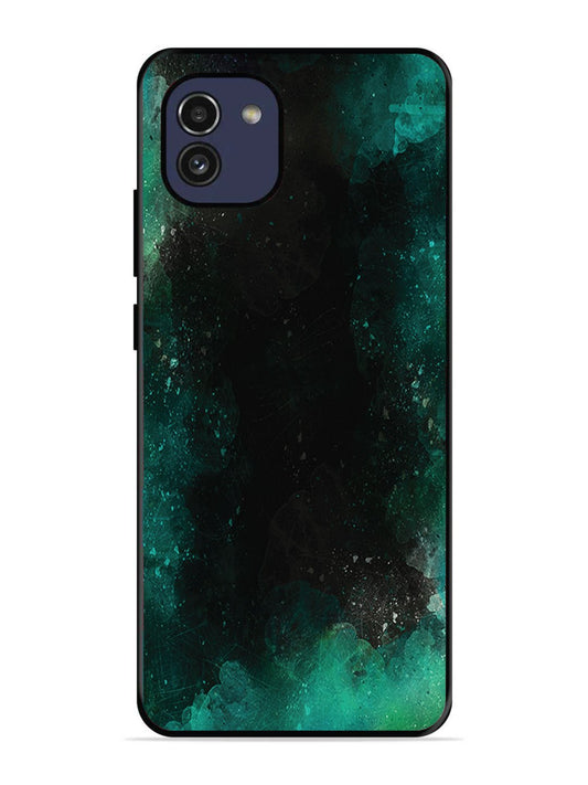 Samsung Galaxy A03 Dark Black And Green Forest