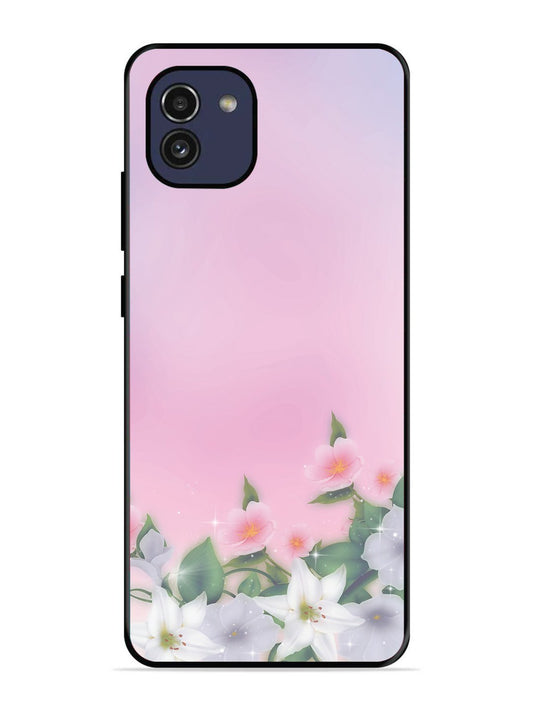 Samsung Galaxy A03 Pink Floral Elegance