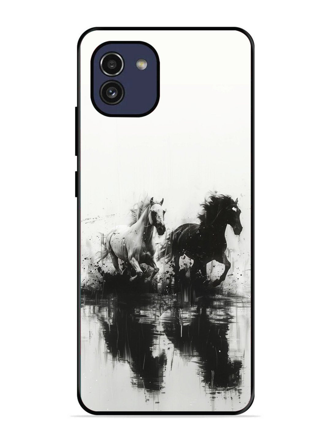 Samsung Galaxy A03 Black & White Horse