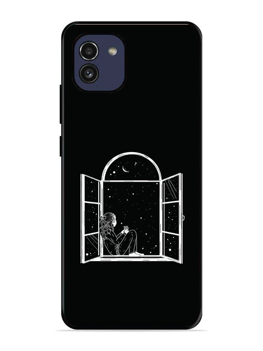 Samsung Galaxy A03 Little Girl on Window
