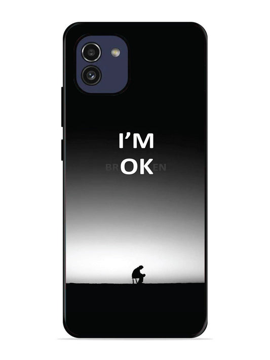Samsung Galaxy A03 I'm Broken A man on Chair Alone
