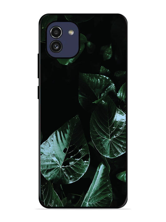 Samsung Galaxy A03 Leafs at night