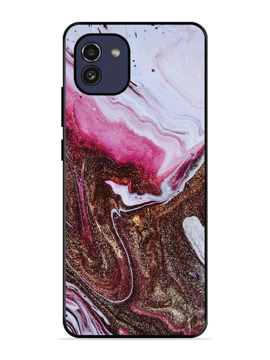 Samsung Galaxy A03 Elegant Rose & Gold Marble