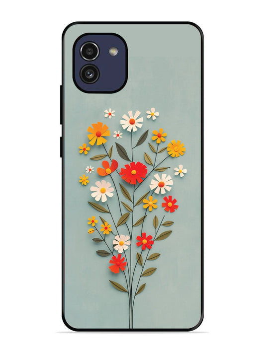 Samsung Galaxy A03 Paper Flowers
