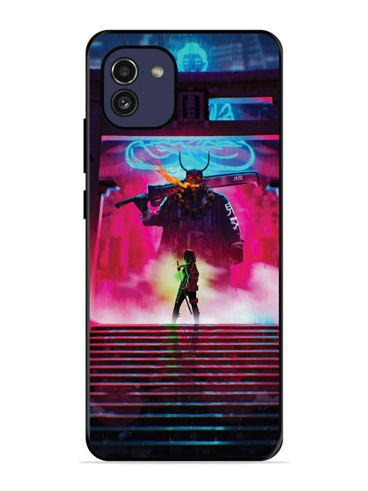 Samsung Galaxy A03 Cyberpunk Yokai Monster