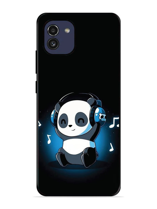 Samsung Galaxy A03 Panda Listening Music