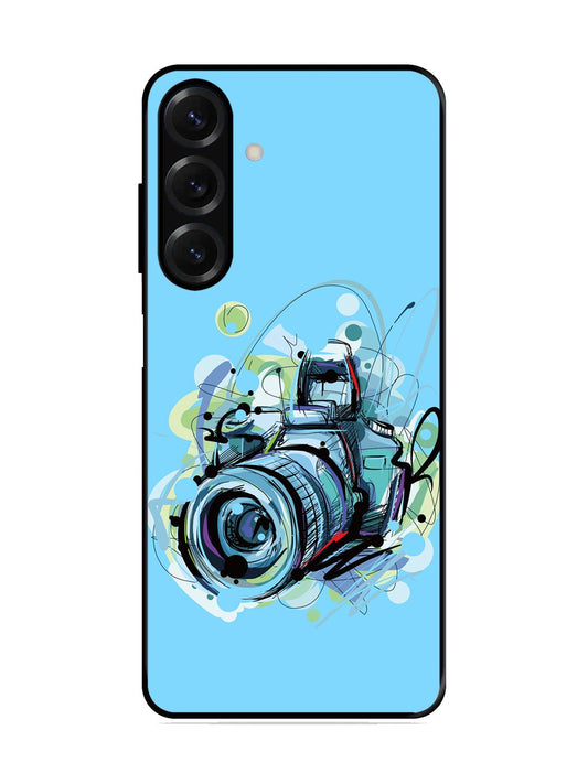 Samsung Galaxy A04s Camera Blue Background